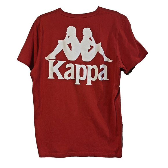 Kappa Graphic Tee Mens T-Shirt Sz L Basic Front & Back Graphic Casual Essential - Picture 1 of 4